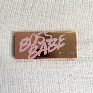 NEW Motives “Boss Babe” eyeshadow palette glittery and matte bronze shades